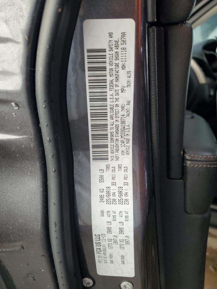 2016 Jeep Cherokee Limited VIN: 1C4PJMDS9GW198714 Lot: 82290285