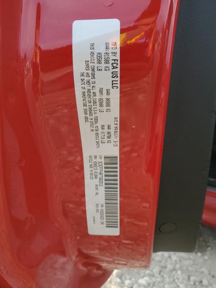 2015 Fiat 500 Abarth VIN: 3C3CFFFH6FT663312 Lot: 82396975