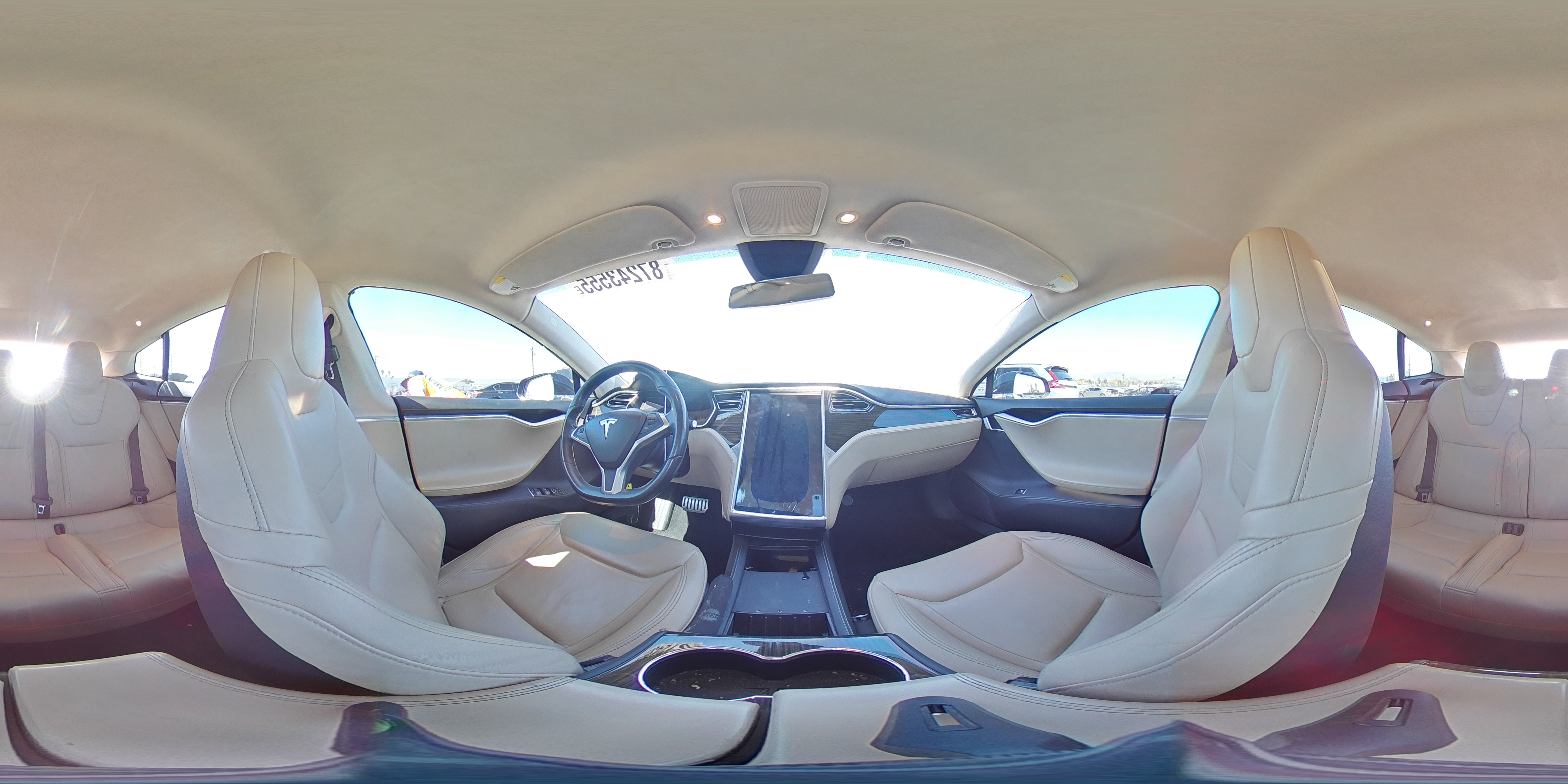 2014 Tesla Model S VIN: 5YJSA1H26EFP62758 Lot: 87243555