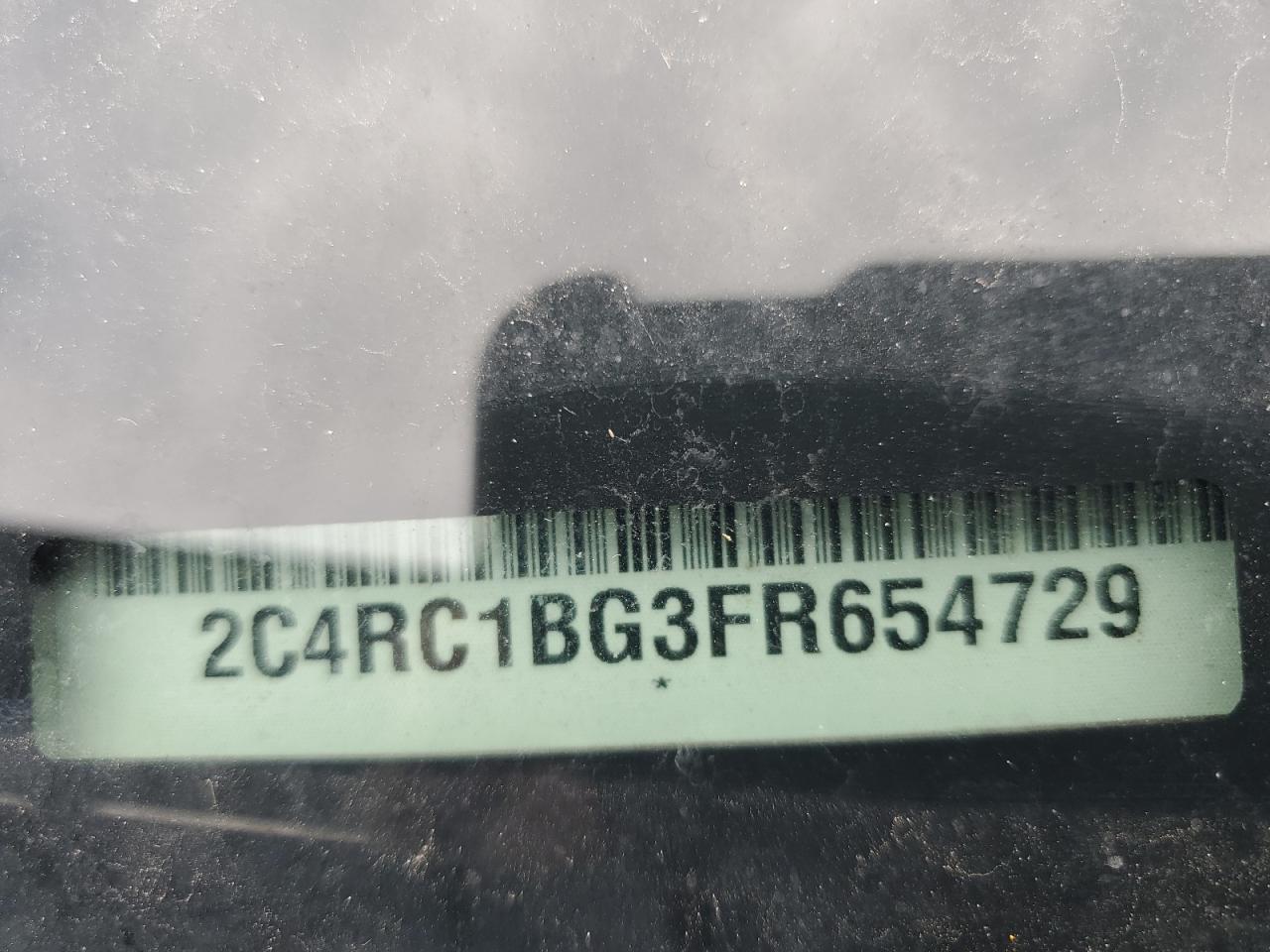 2015 Chrysler Town & Country Touring VIN: 2C4RC1BG3FR654729 Lot: 85121995
