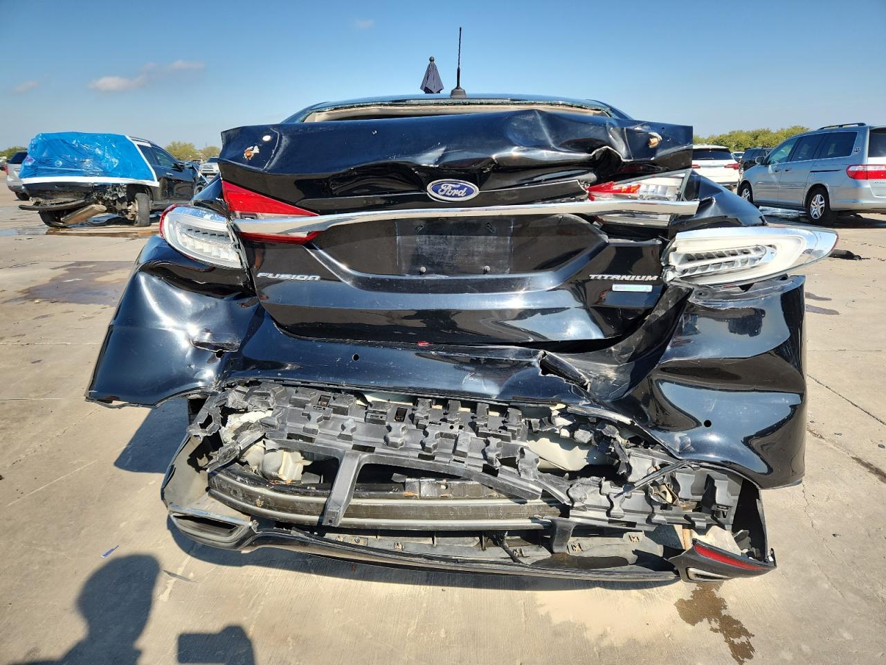 2017 Ford Fusion Titanium VIN: 3FA6P0K9XHR143041 Lot: 84913375