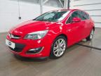 2013 VAUXHALL ASTRA 1.6I 16V SRI 5DR for sale at Copart EAST KILBRIDE
