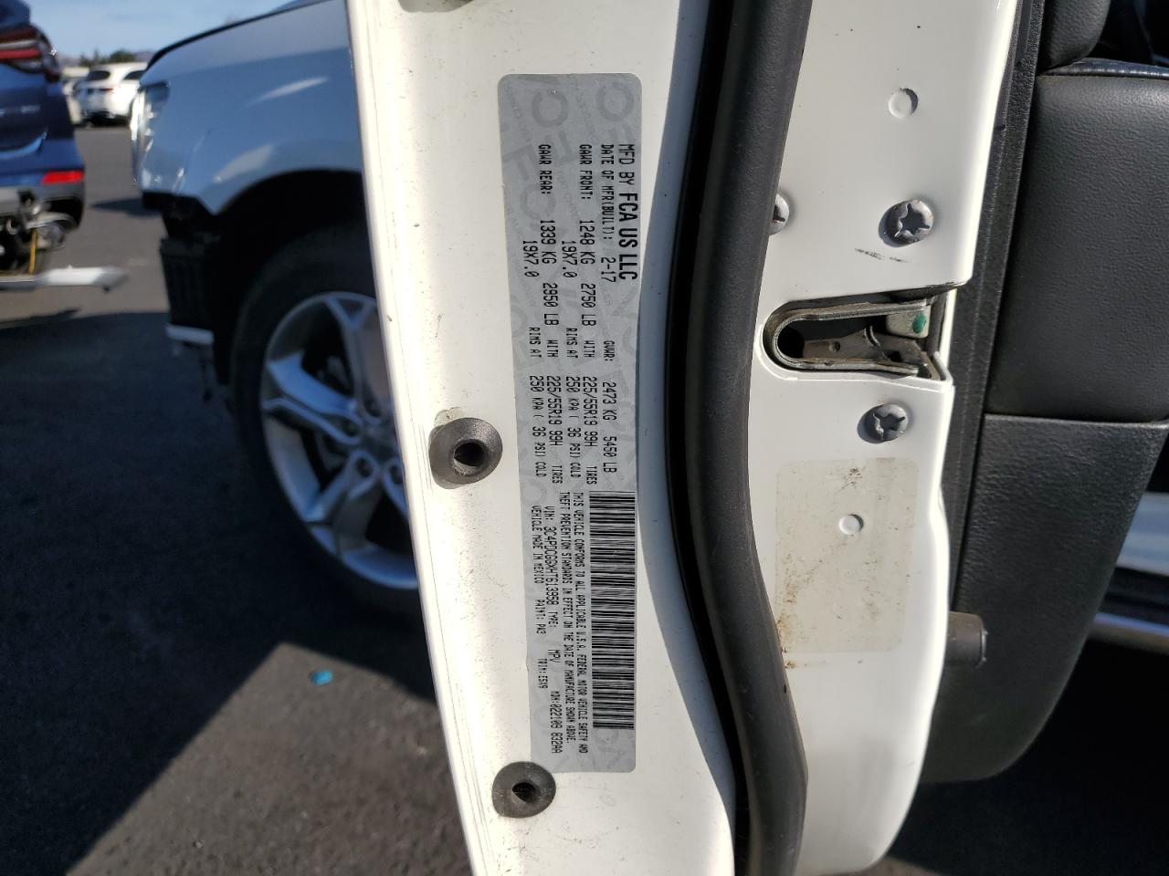 2017 Dodge Journey Crossroad VIN: 3C4PDCGGXHT613958 Lot: 85376105