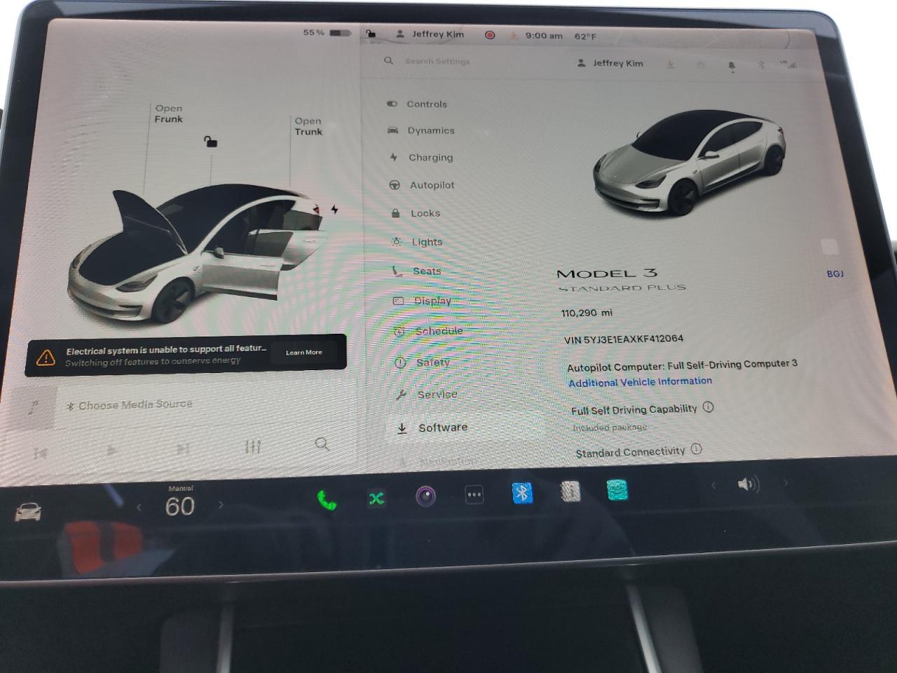 2019 Tesla Model 3 VIN: 5YJ3E1EAXKF412064 Lot: 82442835