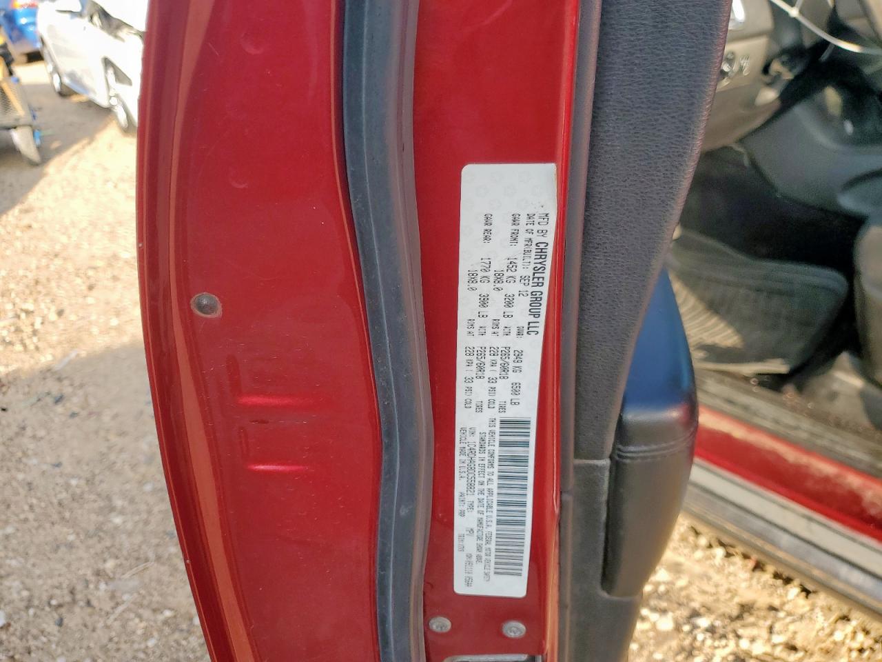 2013 Dodge Durango Sxt VIN: 1C4RDHAG8DC558821 Lot: 89911995