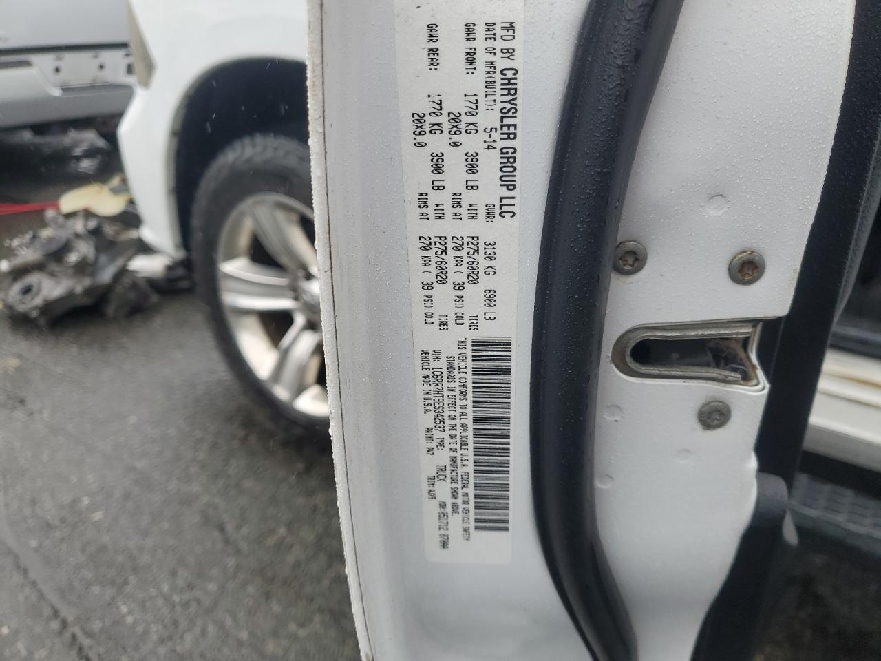 2014 Ram 1500 Sport VIN: 1C6RR7HT9ES342537 Lot: 84558365