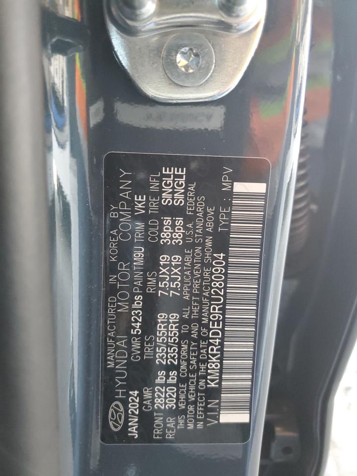 2024 Hyundai Ioniq 5 Limited VIN: KM8KR4DE9RU280904 Lot: 85517395