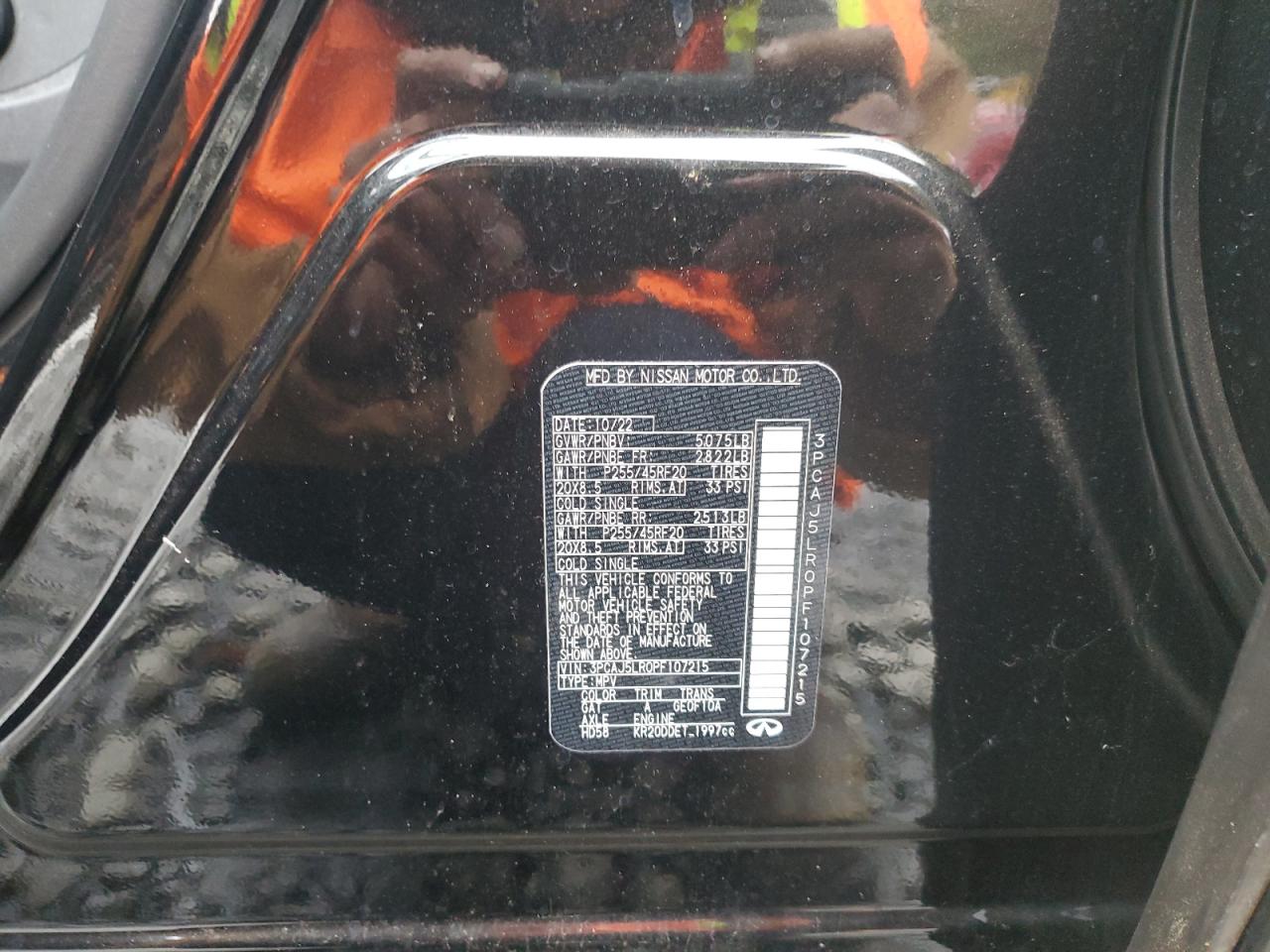 2023 Infiniti Qx55 Sensory VIN: 3PCAJ5LR0PF107215 Lot: 90575805