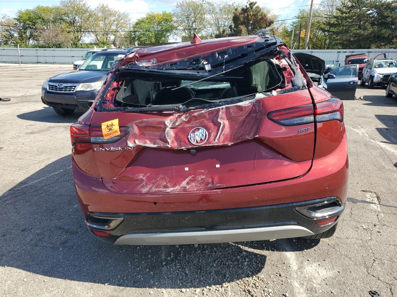 2022 Buick Envision Preferred VIN: LRBAZLR43ND083116 Lot: 82369425