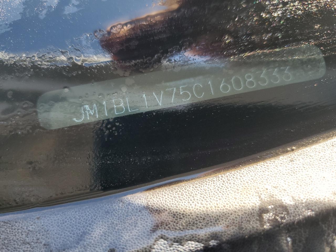 2012 Mazda 3 I VIN: JM1BL1V75C1608333 Lot: 85001315