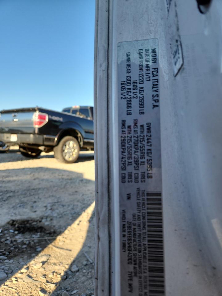 2017 Ram Promaster City Slt VIN: ZFBERFBB5H6F43100 Lot: 82269005