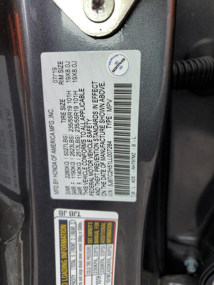 2020 Acura Rdx Technology VIN: 5J8TC2H51LL007284 Lot: 82709445