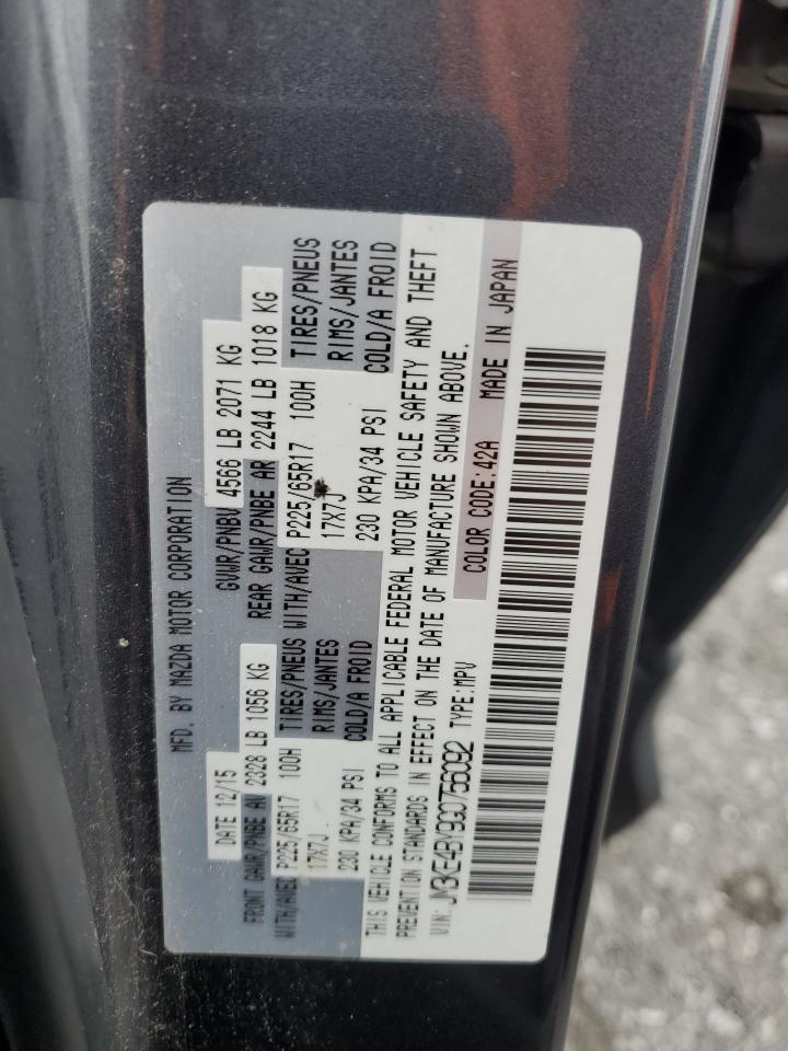 2016 Mazda Cx-5 Sport VIN: JM3KE4BY9G0756092 Lot: 89474045