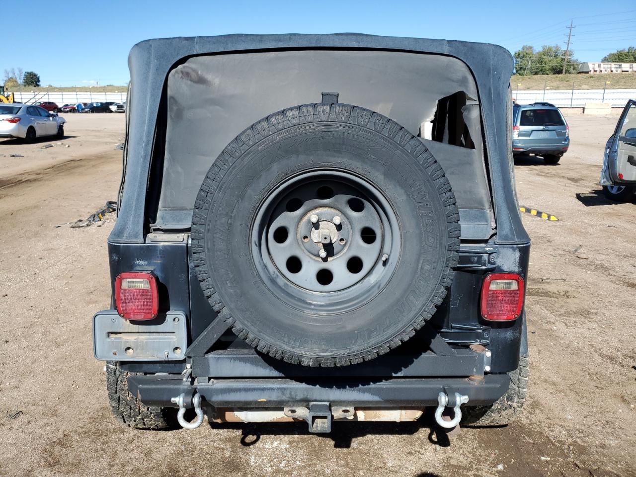 1998 Jeep Wrangler / Tj Se VIN: 1J4FY29P7WP709775 Lot: 87029025