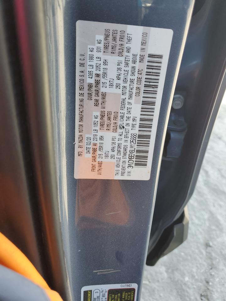 2020 Mazda Cx-30 Premium VIN: 3MVDMBEM8LM125888 Lot: 81947765