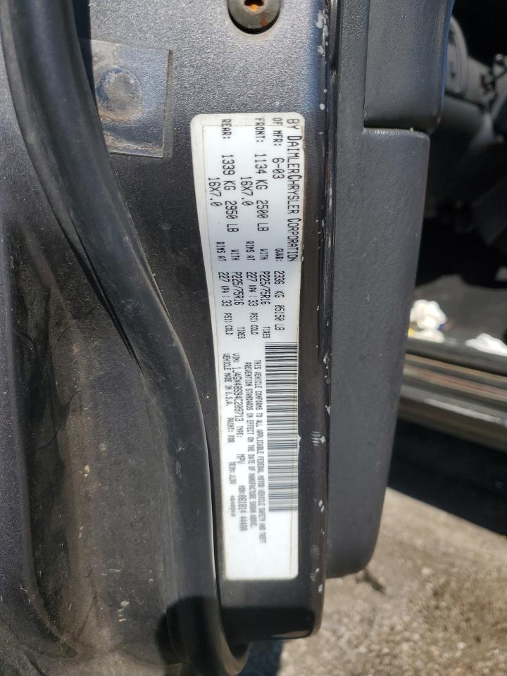 2004 Jeep Grand Cherokee Laredo VIN: 1J4GX48S94C209713 Lot: 86552655