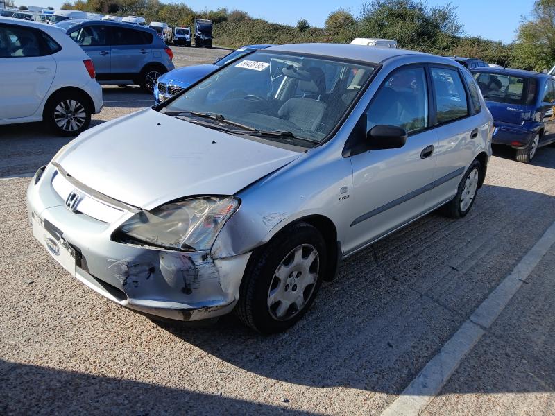 2003 HONDA CIVIC 1.6 I-VTEC S 5DR for sale at Copart SANDWICH