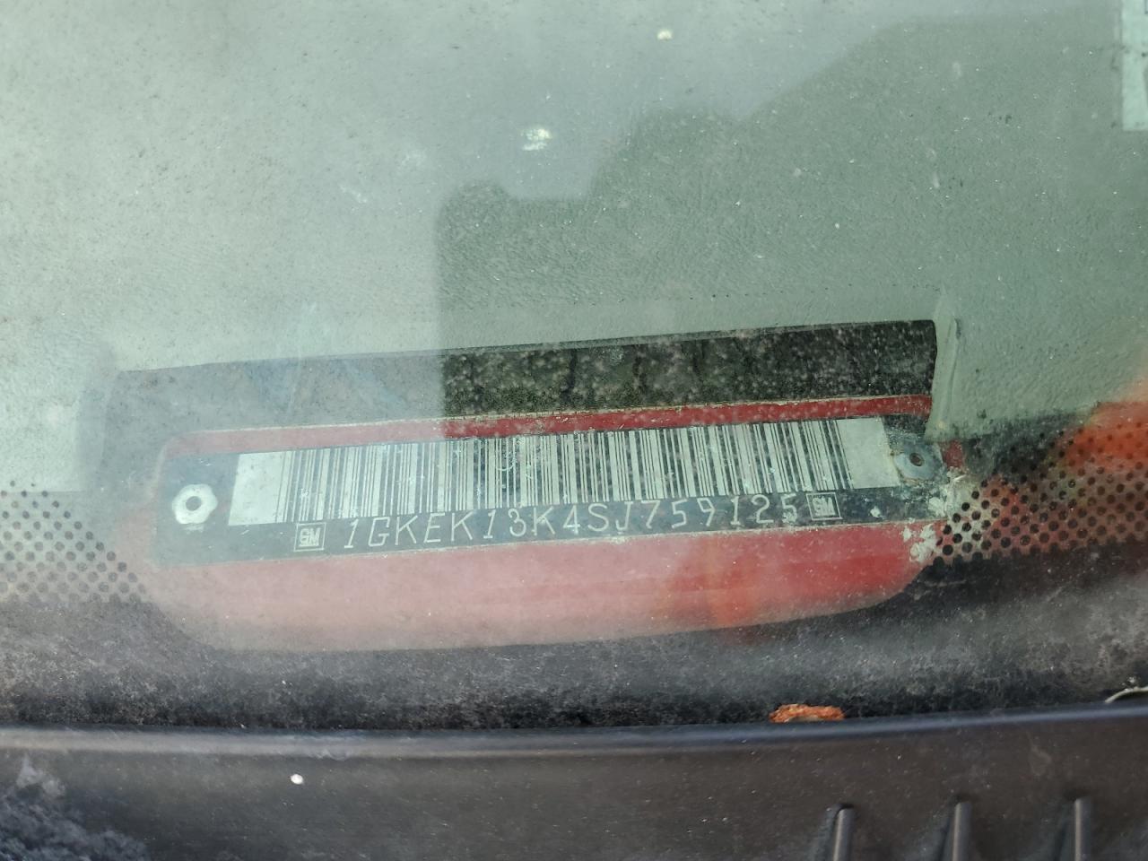 1995 GMC Yukon VIN: 1GKEK13K4SJ759125 Lot: 82770695