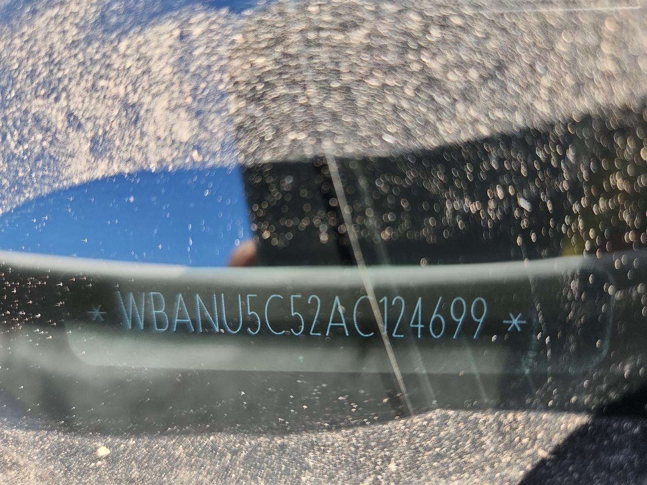 2010 BMW 528 I VIN: WBANU5C52AC124699 Lot: 84448285