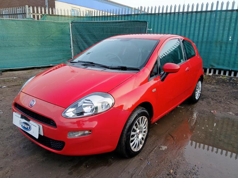 2015 FIAT PUNTO 1.2 POP 3DR for sale at Copart PETERLEE