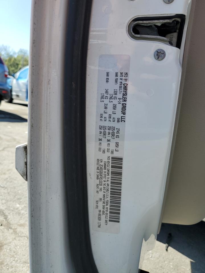 2015 Dodge Grand Caravan Se VIN: 2C4RDGBG0FR512239 Lot: 84472335