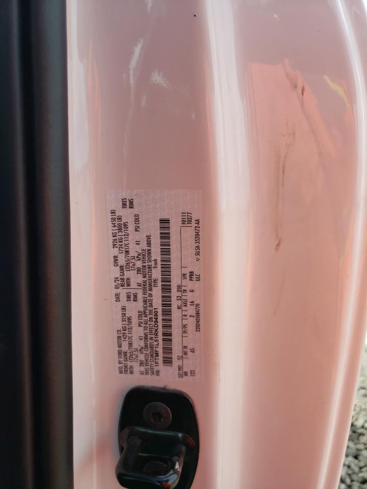 2024 Ford F150 Xl VIN: 1FTMF1L51RKD94901 Lot: 84574655