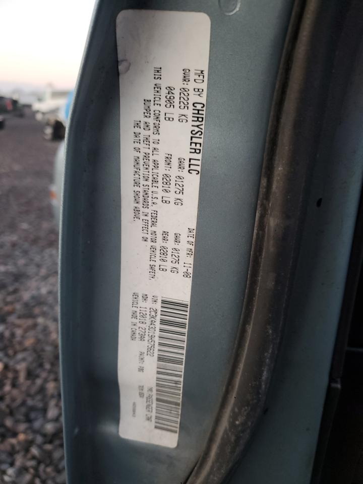 2009 Chrysler 300 Lx VIN: 2C3KA43D19H575622 Lot: 90476725