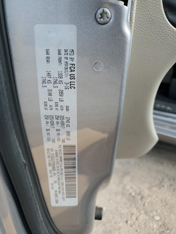 2016 Dodge Grand Caravan Sxt VIN: 2C4RDGCG7GR309686 Lot: 82605025