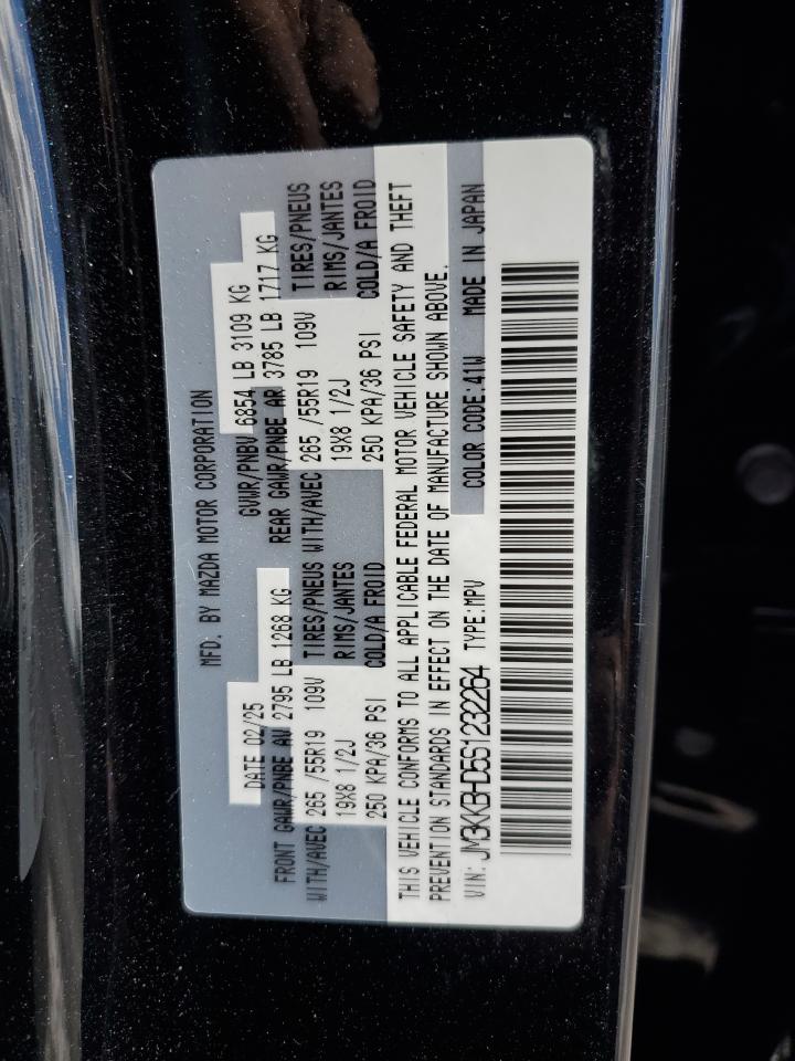 2025 Mazda Cx-90 Preferred VIN: JM3KKBHD5S1232264 Lot: 85851555