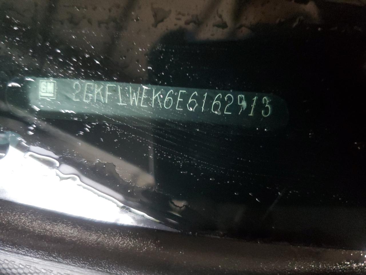 2014 GMC Terrain Sle VIN: 2GKFLWEK6E6162913 Lot: 85682005