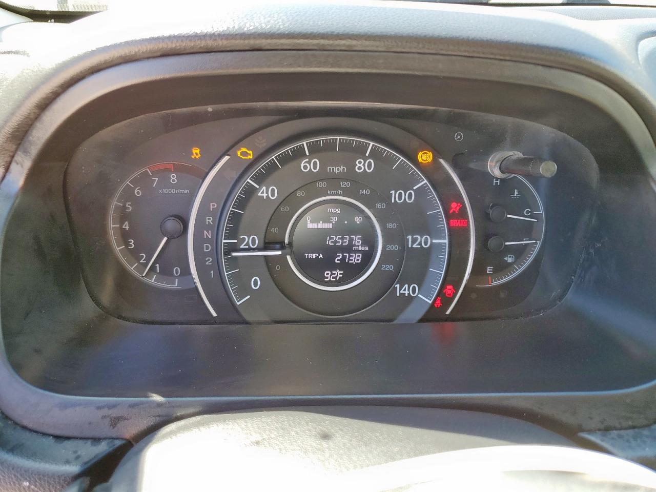 2012 Honda Cr-V Lx VIN: 5J6RM3H34CL021247 Lot: 86240185