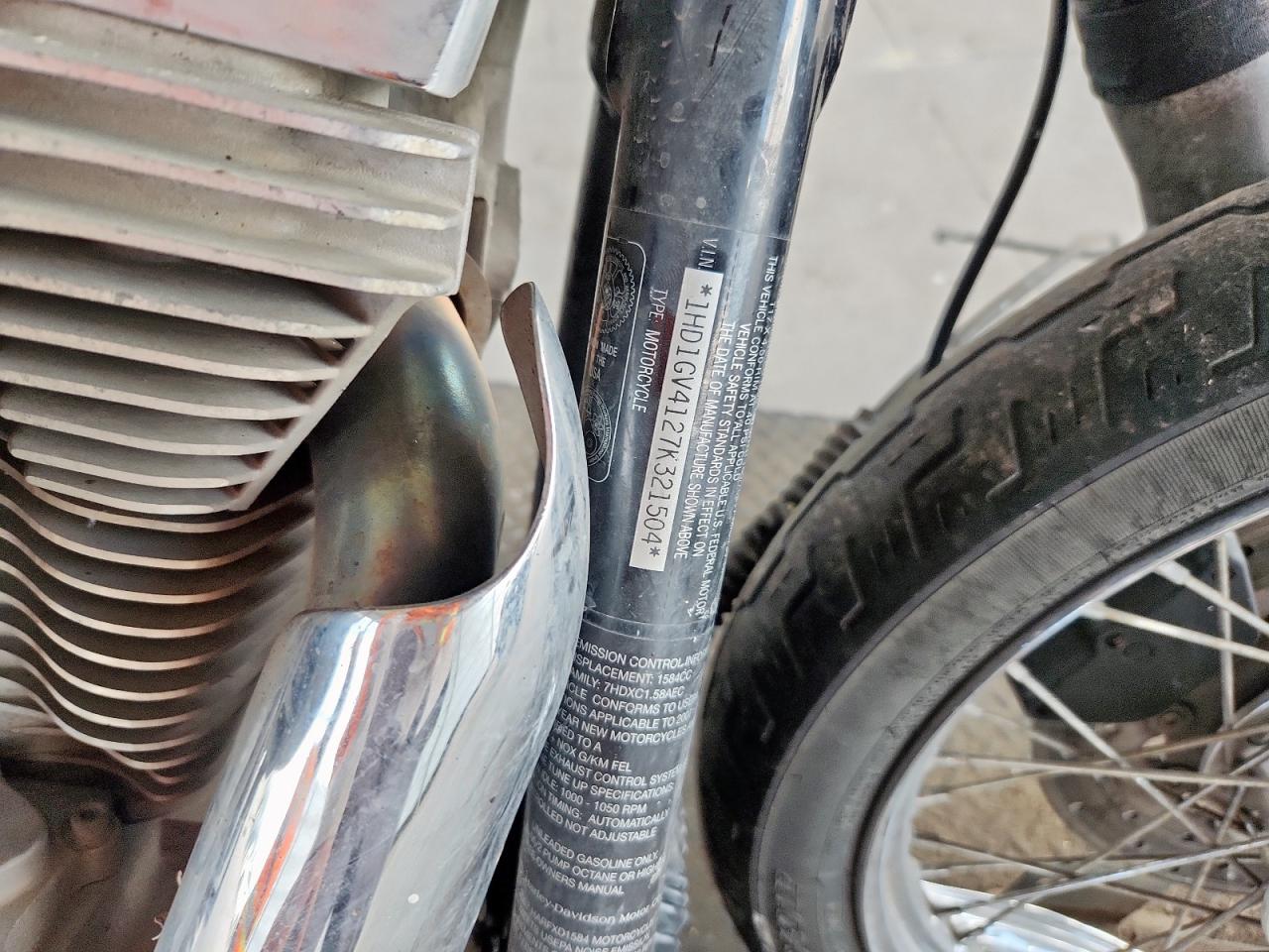 2007 Harley-Davidson Fxdc Daytona Custom VIN: 1HD1GV4127K321504 Lot: 85166335