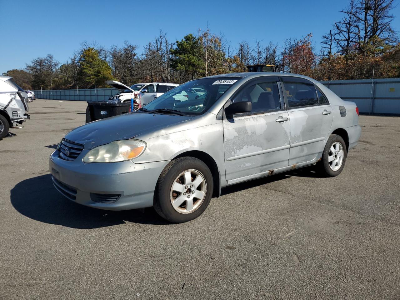 2003 Toyota Corolla Ce silver sedan gas 1NXBR32E53Z118448 photo #1
