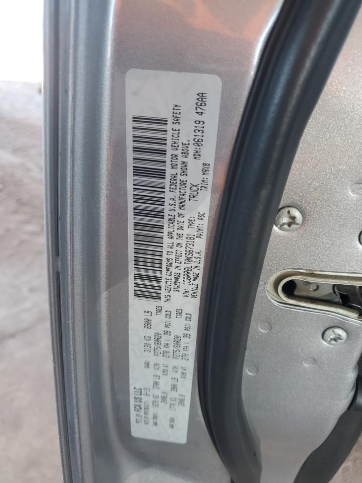 2019 Ram 1500 Classic Slt VIN: 1C6RR6LT0KS673181 Lot: 84068155