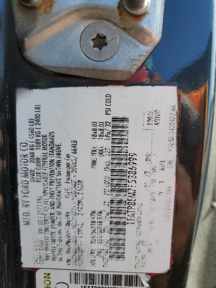 2015 Ford Mustang VIN: 1FATP8EM7F5386999 Lot: 89630485