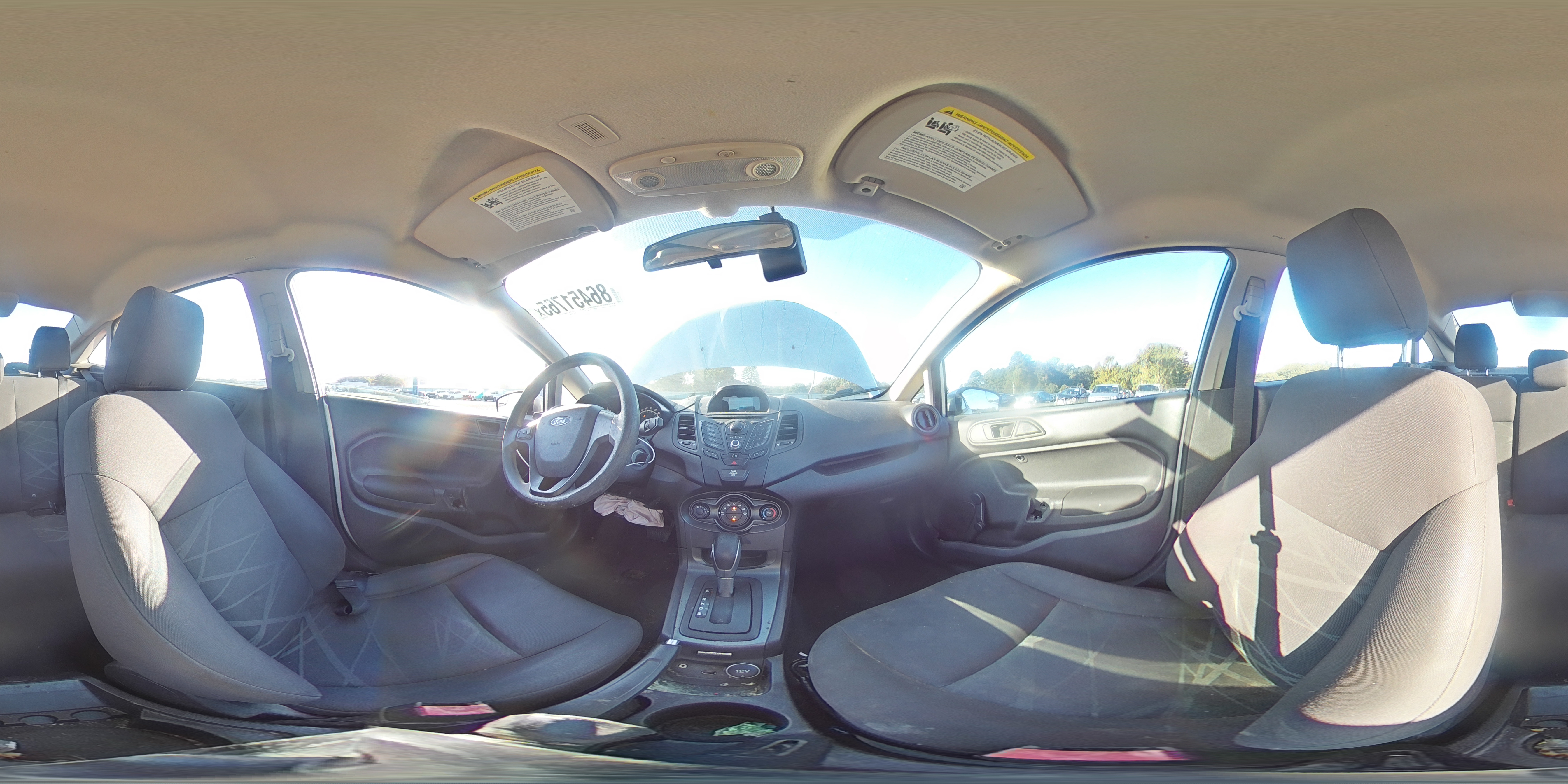 2014 Ford Fiesta S VIN: 3FADP4AJ8EM117296 Lot: 86451765