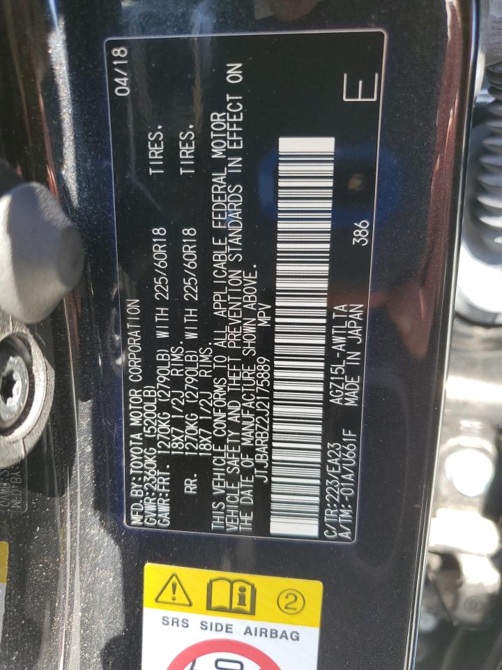 2018 Lexus Nx 300 Base VIN: JTJBARBZ2J2175889 Lot: 85679725