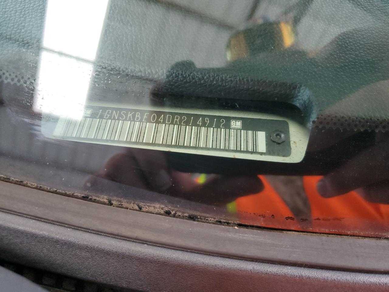 2013 Chevrolet Tahoe K1500 Lt VIN: 1GNSKBE04DR214912 Lot: 84988685