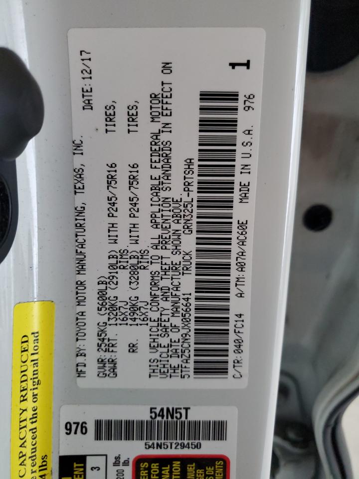 2018 Toyota Tacoma Double Cab VIN: 5TFAZ5CN9JX056641 Lot: 85746365