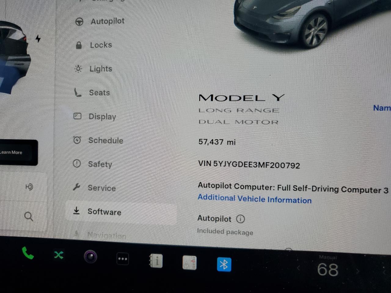 2021 Tesla Model Y VIN: 5YJYGDEE3MF200792 Lot: 85527735