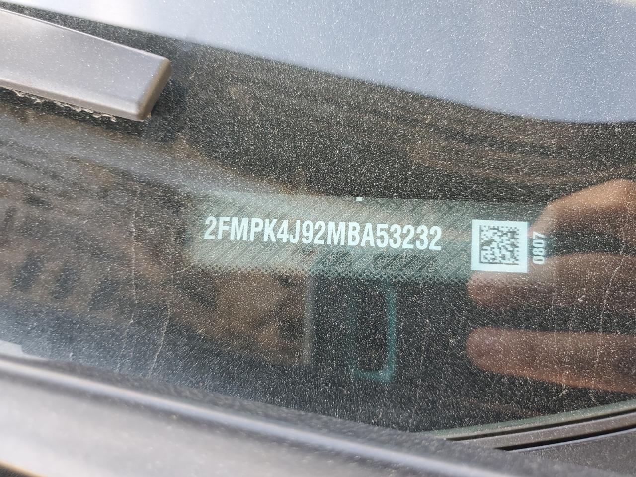 2021 Ford Edge Sel VIN: 2FMPK4J92MBA53232 Lot: 81440105