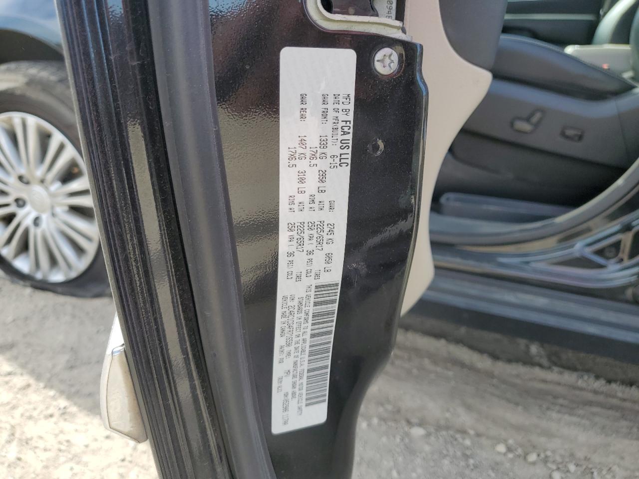 2015 Chrysler Town & Country Touring L VIN: 2C4RC1CG4FR716590 Lot: 82001275