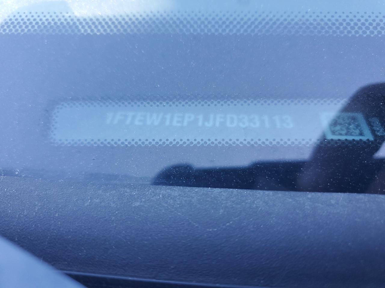 2018 Ford F150 Supercrew VIN: 1FTEW1EP1JFD33113 Lot: 87026685