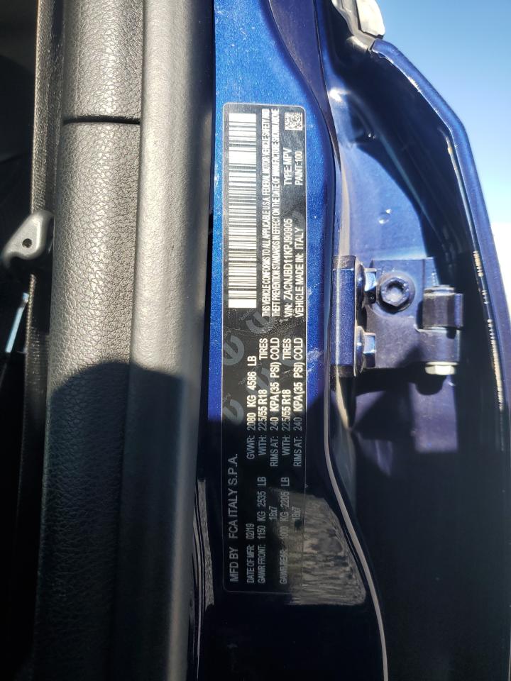 2019 Jeep Renegade Limited VIN: ZACNJBD11KPJ90905 Lot: 85484205