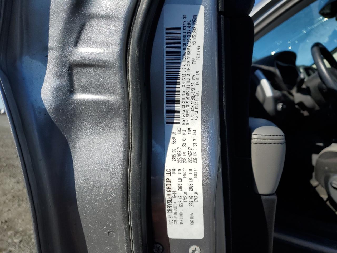 2014 Jeep Cherokee Sport VIN: 1C4PJMAB6EW273158 Lot: 86406105