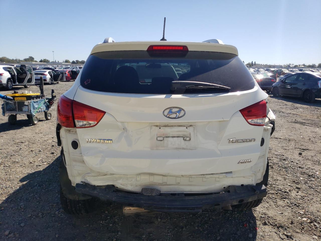 2012 Hyundai Tucson Gls VIN: KM8JUCAC8CU521530 Lot: 82286735