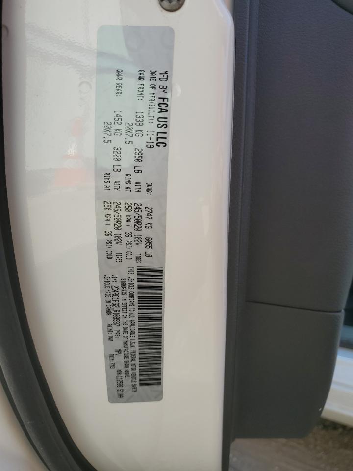 2020 Chrysler Pacifica Touring VIN: 2C4RC1FG2LR109997 Lot: 82526245