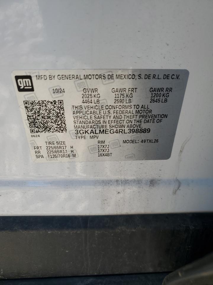 2024 GMC Terrain Sle VIN: 3GKALMEG4RL398889 Lot: 87214745