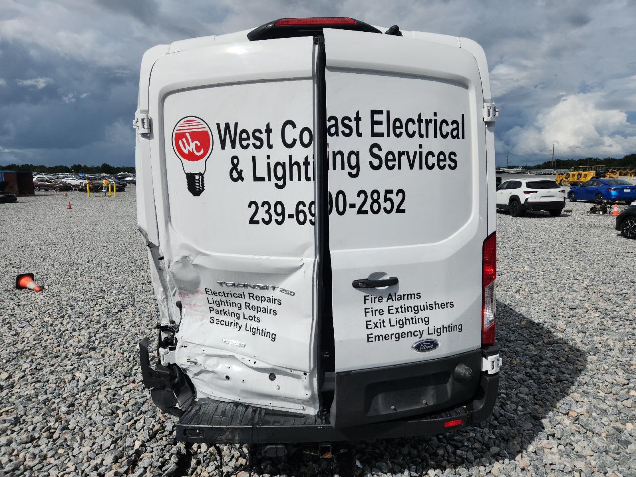 2023 Ford Transit Cargo Van T- VIN: 1FTBR1CG8PKA89375 Lot: 85492965