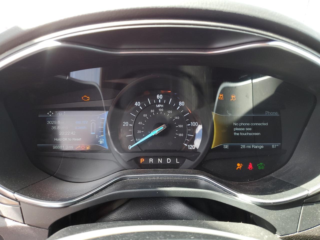 2016 Ford Fusion Titanium Phev VIN: 3FA6P0SU1GR241913 Lot: 86341155